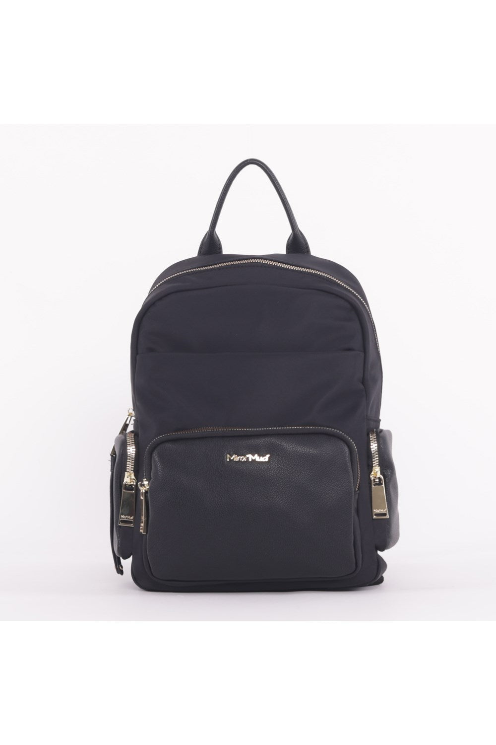 ZAINO IN NYLON CON DETTAGLI SIMILPELLE