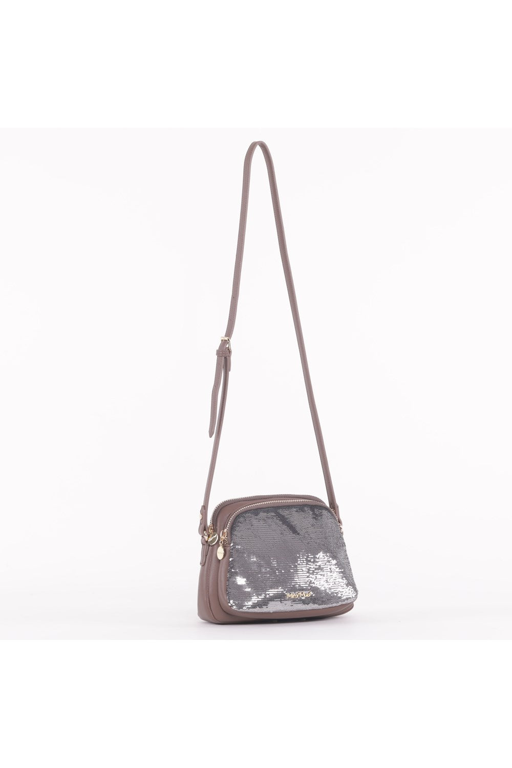 BORSA A TRACOLLA CON DETTAGLIO IN PAILLETTES