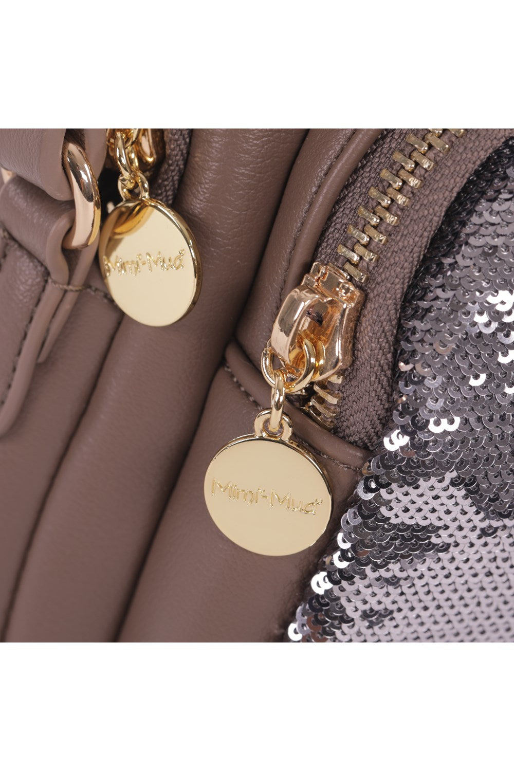 BORSA A TRACOLLA CON DETTAGLIO IN PAILLETTES