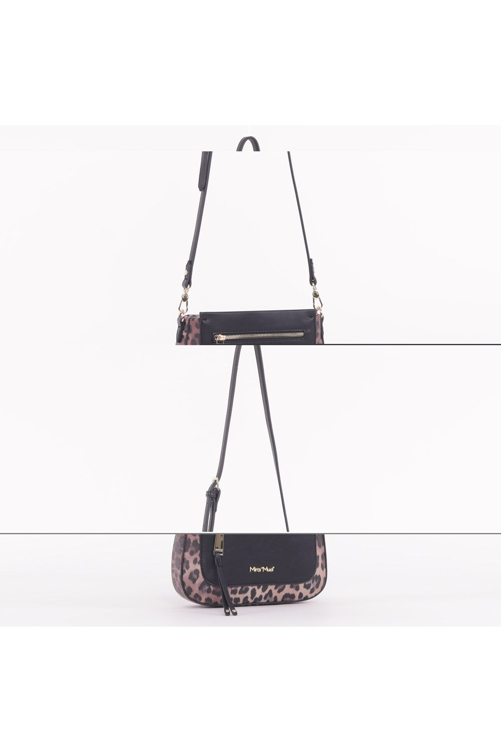BORSA A TRACOLLA CON STAMPA LEOPARDATA