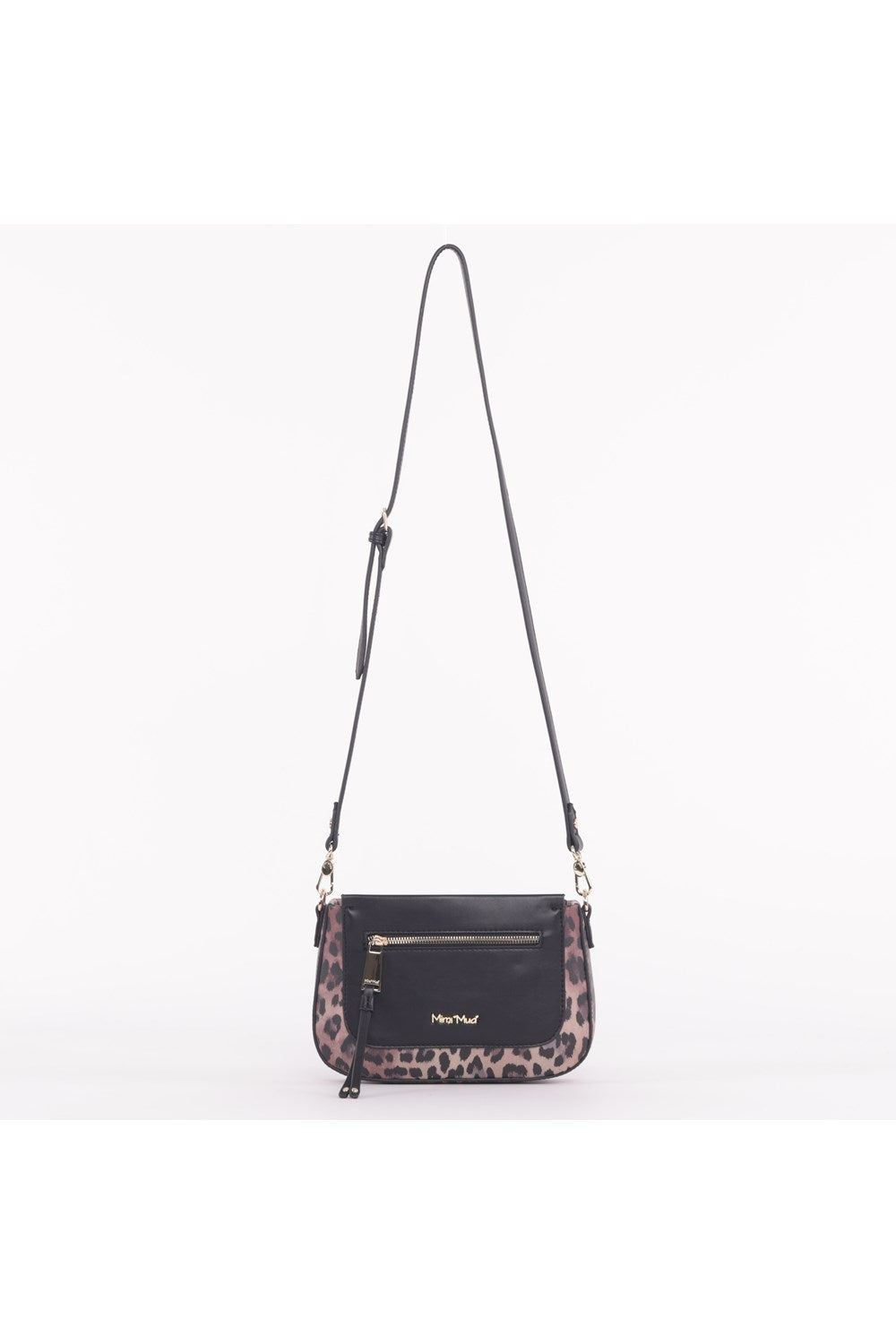 BORSA A TRACOLLA CON STAMPA LEOPARDATA