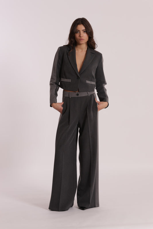 PANTALONE PALAZZO COLOR BLOCK