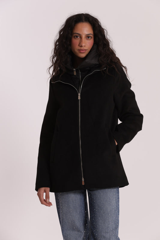 CAPPOTTO CORTO DUE PEZZI CON PIUMINO