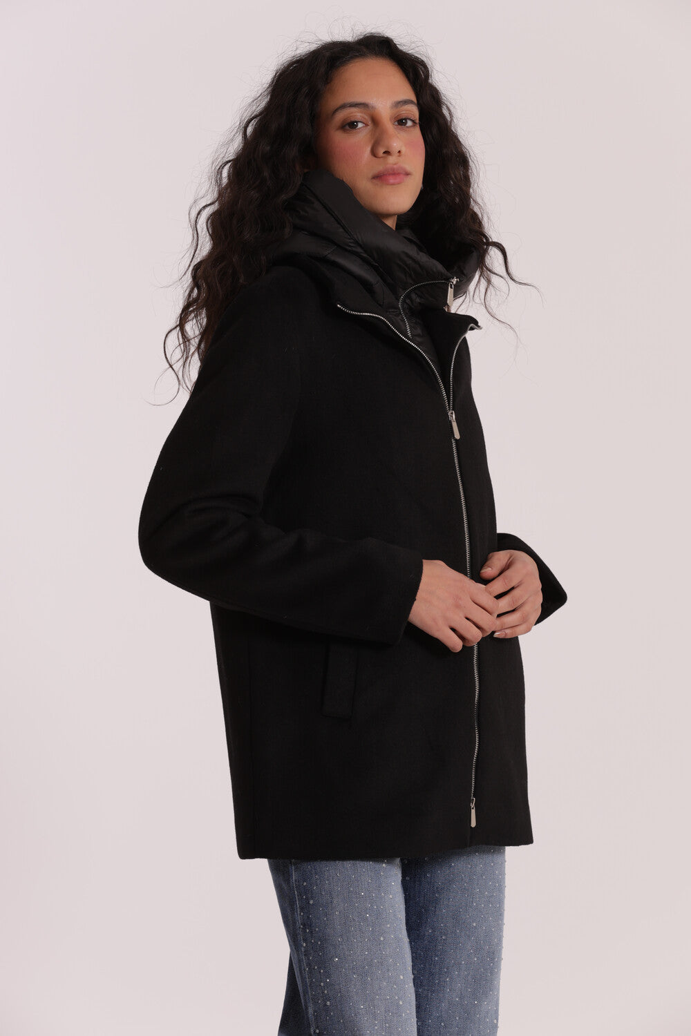 CAPPOTTO CORTO DUE PEZZI CON PIUMINO