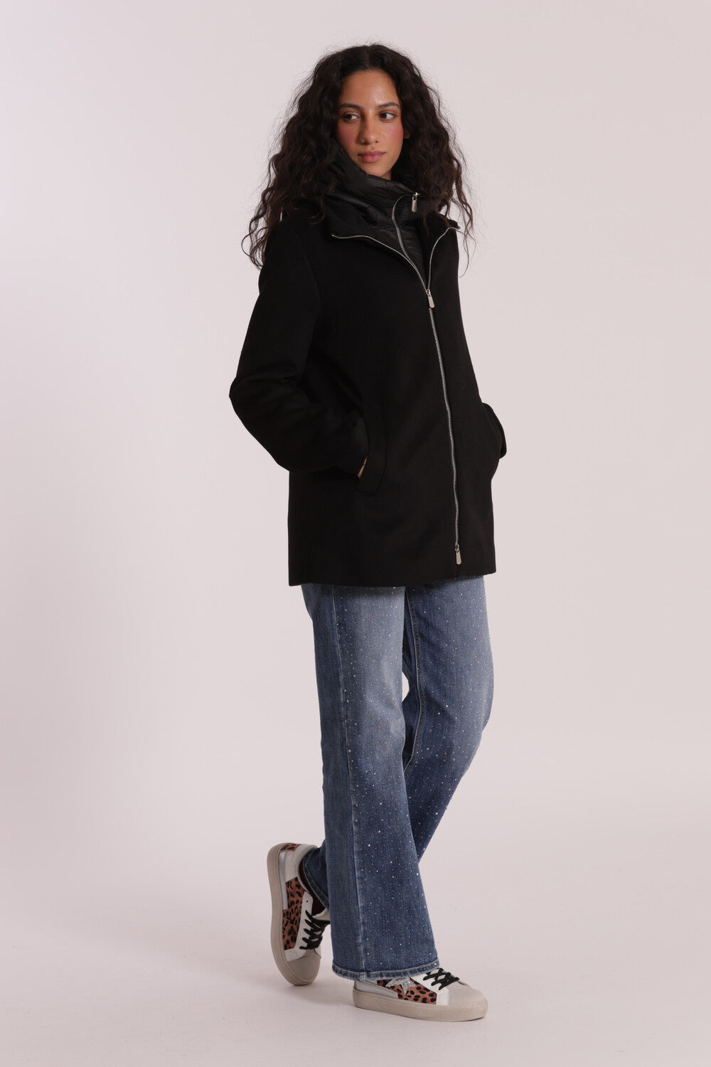 CAPPOTTO CORTO DUE PEZZI CON PIUMINO