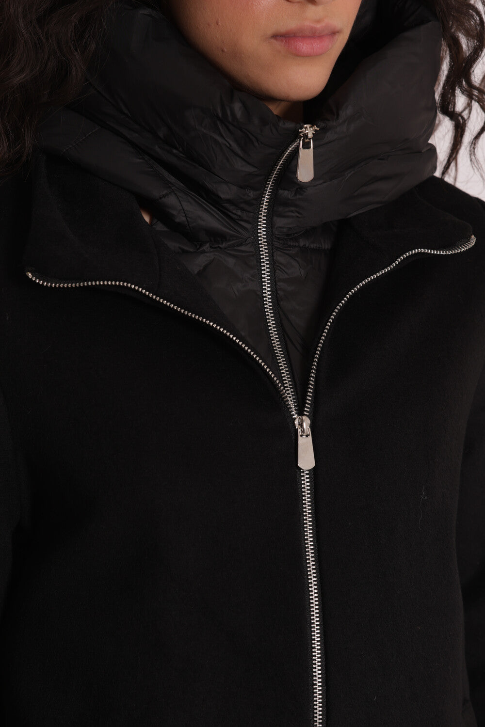 CAPPOTTO CORTO DUE PEZZI CON PIUMINO