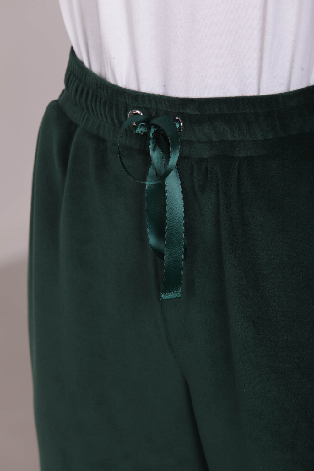 PANTALONE JOGGER EFFETTO VELLUTO