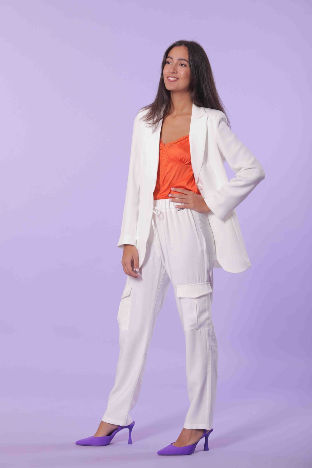 PANTALONE JOGGER CON TASCHE.
