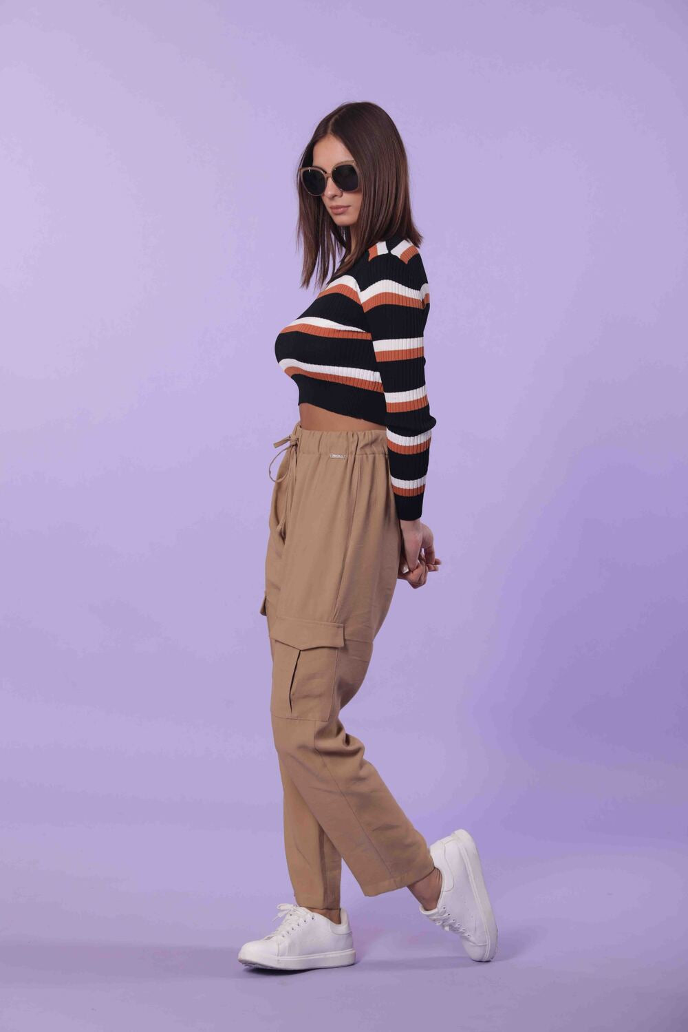 PANTALONE JOGGER CON TASCHE.